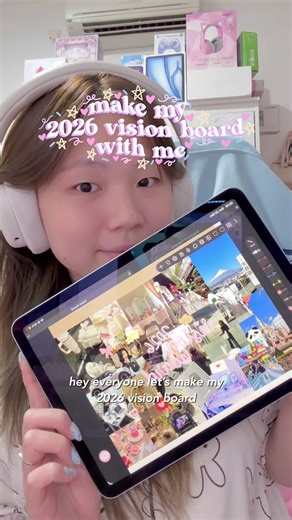 make my 2026 vision board with me with Freenotes!🎀🎉✨ #decoratewithyolan #visionboard #digitaljournaling #digitalscrapbooking #ipadairm3