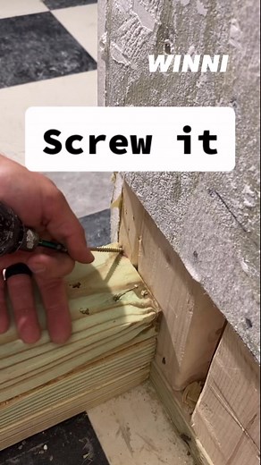 3.2M views · 10K reactions | How to drive screws on an angle. #remodel #construction #homerenovation #contractor #realestate #hardwork #diy #homeimprovement #tools #tipsandtricks | WINNI | Facebook