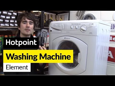 How to replace a washing machine element on a Hotpoint washer