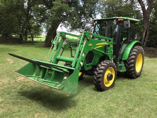 2007 John Deere 5425 MFWD Tractor W/542 SL Loader | Agriculture