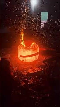 Inside the factory Stress-Relief Forging Process | Red-Hot Steel Under Control #process #forging