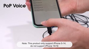 Mini Microphone for iPhone iPad Small ASMR Tiny Microphone for Voice Video Recording Singing, Vlogging, Podcasting YouTube (1 PCS Blue)