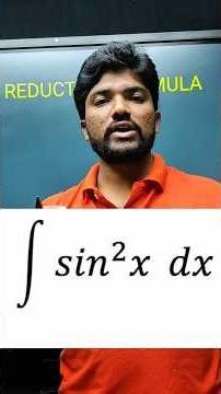 What is Reduction Formula ? When we use this formula in Integration especially in LAQs from Maths 2B