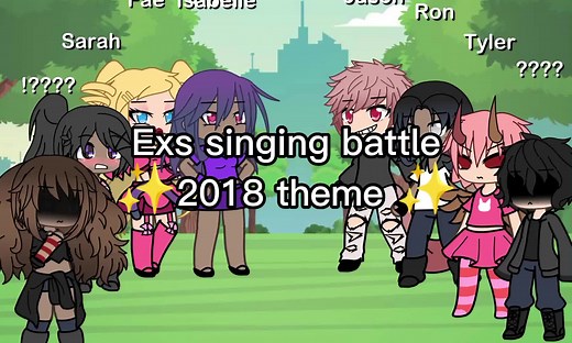 Gacha Life Singing Battle 2018 Ex vs Ex | Acapella Song