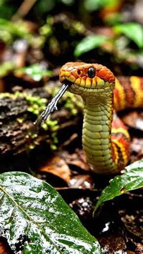 Hidden Coral Snake Beneath the Forest Floor 🐍🍂 | Documentary Part 2 | 4K Wildlife Shorts