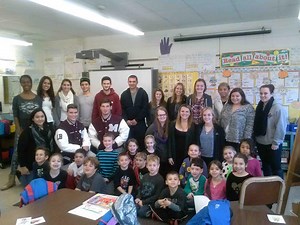 Mepham Students Team Up with Young Reading Buddies