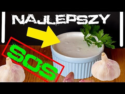 Jak zrobić sos czosnkowy? 💙💙💙NAJLEPSZY na ŚWIECIE 😍😍😍 do pizzy, frytek, burgerów i nugetsów Mniam