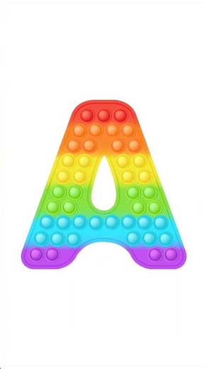 ✨ Rainbow POP IT ABC Song | Fun Alphabet Learning for Kids 🌈