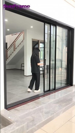 Patio Sliding Glass Doors Exterior Conceal Pocket Slide Doors Inside Stacking Sliding Door#doors