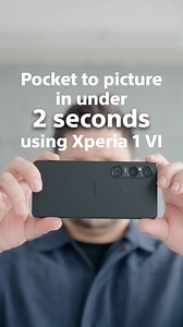 Pocket to picture in under 2 seconds? ⚡ Using the dedicated shutter button of Xperia 1 VI, simply activate the camera app and take a photo from your pocket so fast, you'll never miss the moment again! In addition to that, you can launch Eye AF by pressing it halfway, just like an Alpha camera. Why not challenge yourself to see how fast you can be? Learn more about Xperia 1 VI: https://bit.ly/FB_Xperia1VI Purchase Xperia 1 VI here: https://bit.ly/BUY_Xperia1VI #SonyXperia #Xperia1VI #Camera | Son