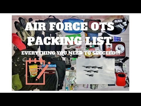 Air Force OTS Packing List