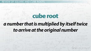Square & Cube Roots of Monomials