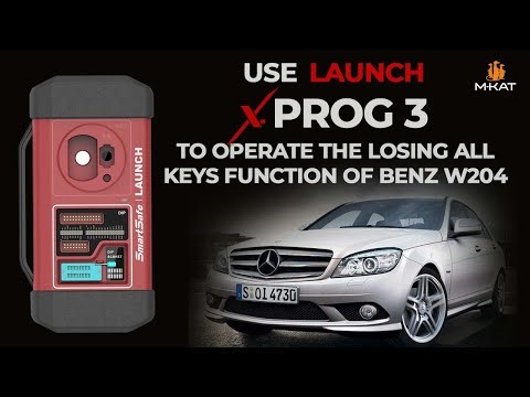 Launch X-431 PROG3 | Mercedes Benz W204 All Key Lost Programming via OBDII