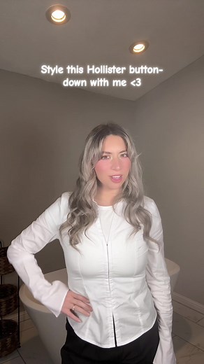 Stylish Office Looks with Hollister Button-Down