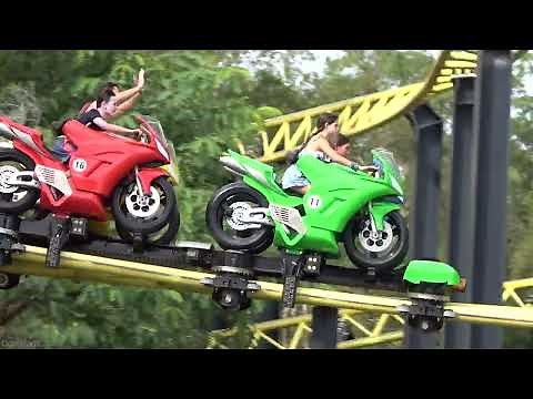 Motocoaster at Dreamworld Gold Coast | Motorbike Roller Coaster Ride