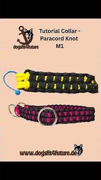 Dog Collar Paracord Tutorial knot M1 DIY