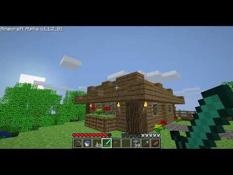 Minecraft Alpha World Tour - Pixel Art, Village and MORE