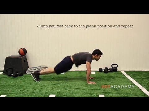 HIIT Exercises: How to do Plank Tucks