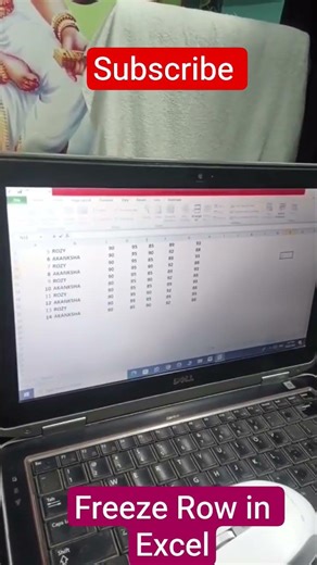 Excel में Row & Column Freeze कैसे करें? #excel #shortsfeed #exceltips #computer #exceltricks #viral