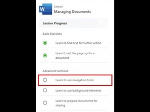 Word 1.3 Learn to use navigation tools - Jasperactive Online
