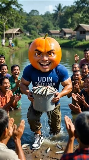 Lomba Mancing Udin VS Tungtung 😱 #udindindindun #comedy #tungtungtungsahur #anomali #shorts