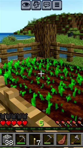 My first farm in Minecraft Survival series