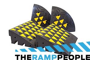 Rubber Kerb Ramp 100mm, 150mm & 200mm