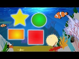 Learn shapes under the sea | Toddler Fun Learning | Educational cartoons for children