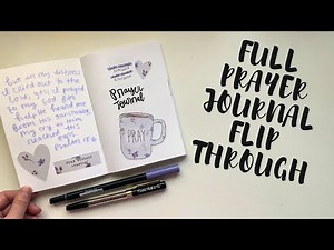 FULL Prayer Journal Flip Through | Creative Faith & Co.