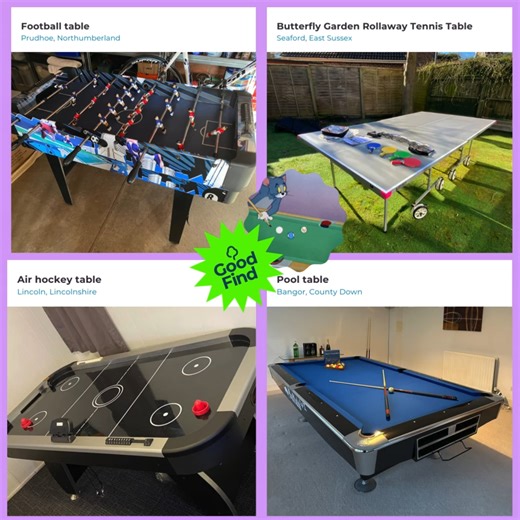 4 comments | Searches for these Good Finds are thriving and we know why, You're a competitive bunch!  Get kitted out for a spot of friendly competition at home this summer  | Gumtree UK | Facebook