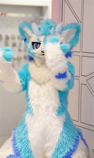 Chicken Pot, chicken pot, it's all gone through my stomach! #furry #cute #fyp #fur #fursuit