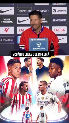 🗣🎙las palabras de cholo simeone #comparten #futboldehoy #atleticodemadrid #realmadrid #Futbol
