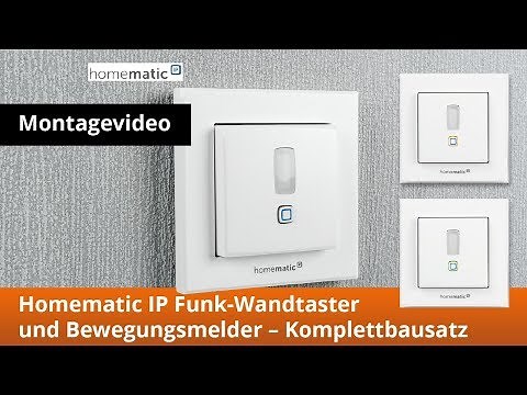 Drei in einem – Homematic IP Funk-Wandtaster mit Bewegungsmelder und Dämmerungssensor