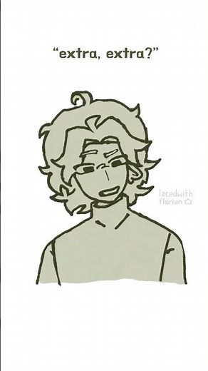 extra, extra, read all about it // earrings // #animationmeme #animatic #oc #fyp