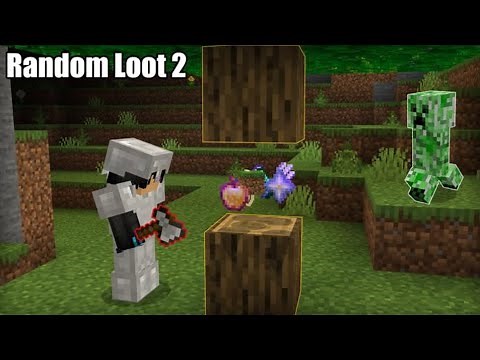 Random Loot Mod Minecraft pe 1.20.60+ || Random Loot Mod Minecraft pe 1.20+