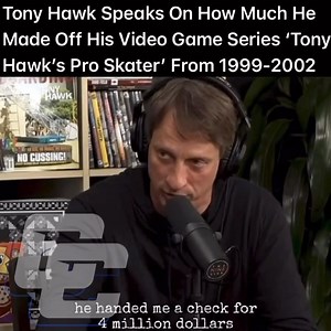 5K views · 10K reactions | #TonyHawk reveals how much he made from 1999-2002 off his video game series ‘Tony Hawk’s Pro Skater’ • @jpapiitv | Cuhmunity Clips | Facebook