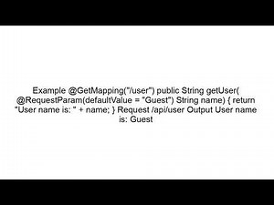 Spring Boot @RequestParam Explained | Retrieve Query Parameters in Controller