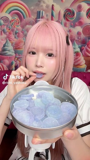 地縛少年花子くんの人魚の鱗を琥珀糖で再現