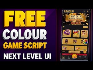 🔥Free Colour Trading Script | Next Level UI | BDG Win Clone | Free Game Script Download |Earn Daily