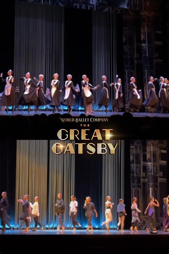 Every performance begins in rehearsals. ✨ Here’s a look at the journey from practice to performance—from the focused moments behind the scenes to the full spectacle of The Great Gatsby Ballet live on stage. | World Ballet Company
