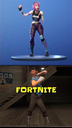 Did Fortnite steal this dance from TF2? #tf2
