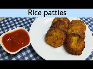rice patties recipe | rice patties with leftover rice