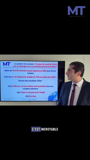 Comment la Macronie peut faire disparaitre 10Milliard€ de recettes de TVA ??? Ce n' est pas la 1er fois... Mais comment ils peuvent faire? Et après ces voleurs ils nous demandent faire des efforts.... Y en a marre... | Mobile Systeme Business | Facebook
