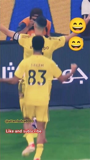 Cristiano Ronaldo celebration after goal video #ronaldo #cristianoronaldo #shorts #viral #short #cr7
