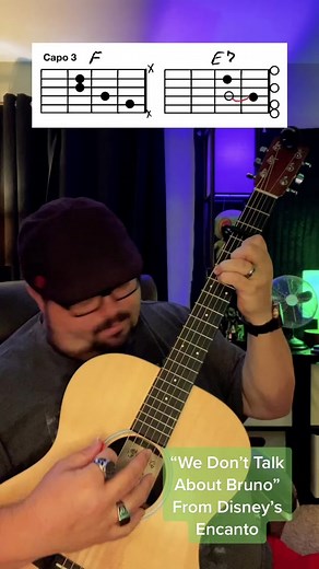 Learn 'We Don’t Talk About Bruno' Guitar Tutorial from Disney's Encanto