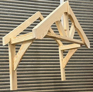 Solid Wood Canopy Porch Kit - FULLY ASSEMBLED - Wall Mounted Canopy - Bespoke Facia Board - Etsy