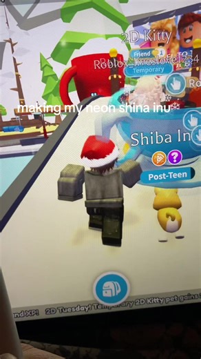 Creating a Neon Shina Inu in Adopt Me