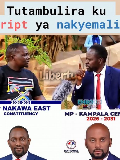 Tutambulira ku script ya nakyemalira - Ssentamu Mukasa Ssewandagi.