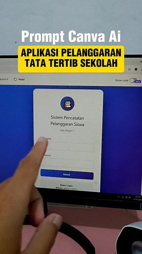 Ini prompt canva untuk membuat aplikasi pencatat pelanggaran tata tertib sekolah pakai ai #digitalisasi #digitalisasisekolah #sekolah | TepiLayar