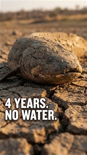 This Fish Survives 4 Years Without Water | African Lungfish Facts #Lungfish #animals #AnimalFacts